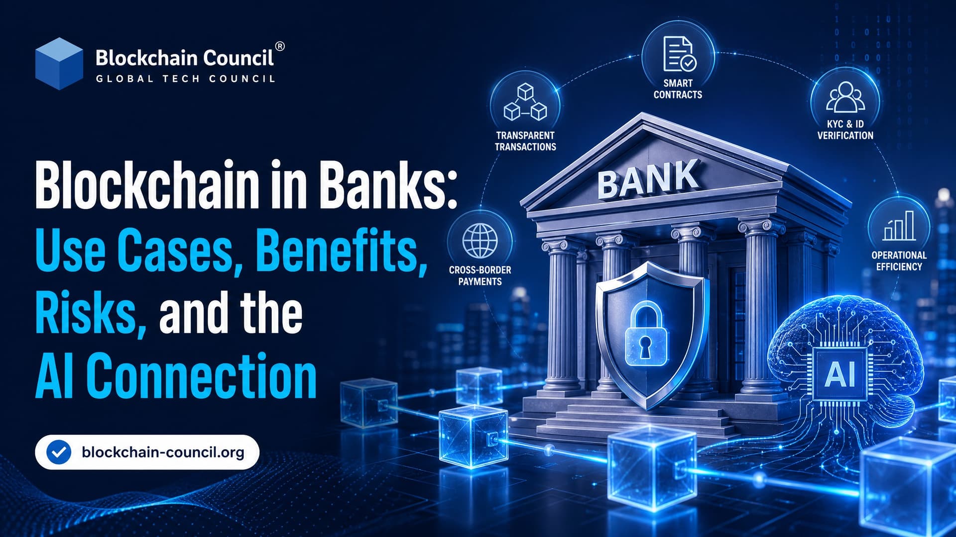 Blockchain in Banks: Use Cases, Benefits, Risks, and the AI Connection