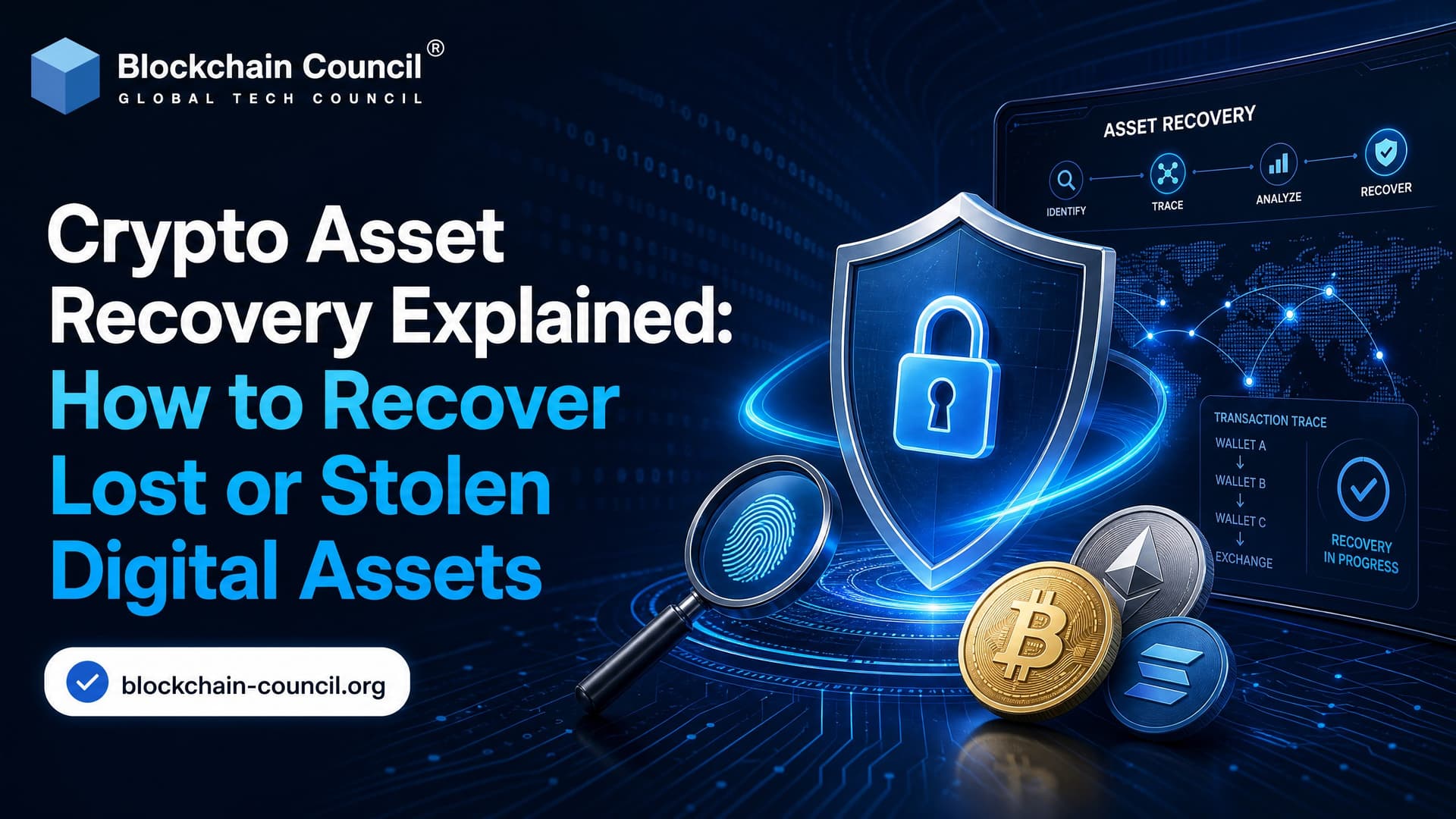 Crypto Asset Recovery Explained: How to Recover Lost or Stolen Digital Assets