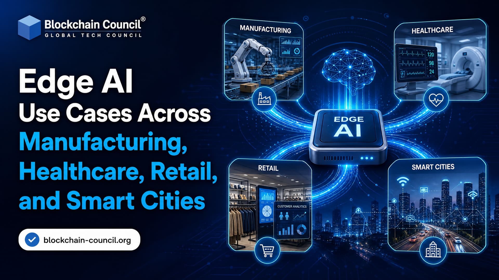 Edge AI Use Cases Across Manufacturing, Healthcare, Retail, and Smart Cities