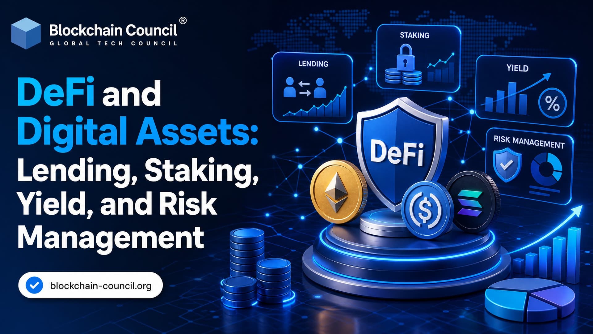 DeFi and Digital Assets: Lending, Staking, Yield, and Risk Management