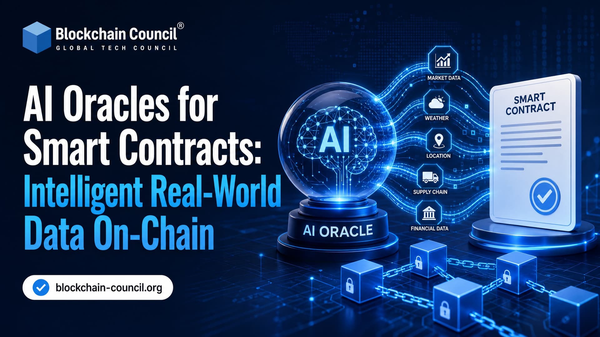 AI Oracles for Smart Contracts: Intelligent Real-World Data On-Chain