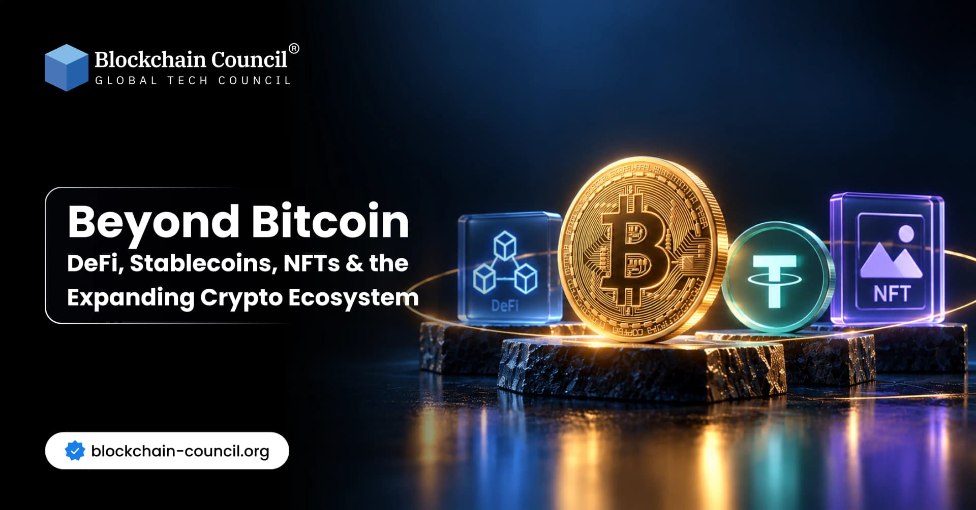 Beyond Bitcoin: DeFi, Stablecoins, NFTs & the Expanding Crypto Ecosystem