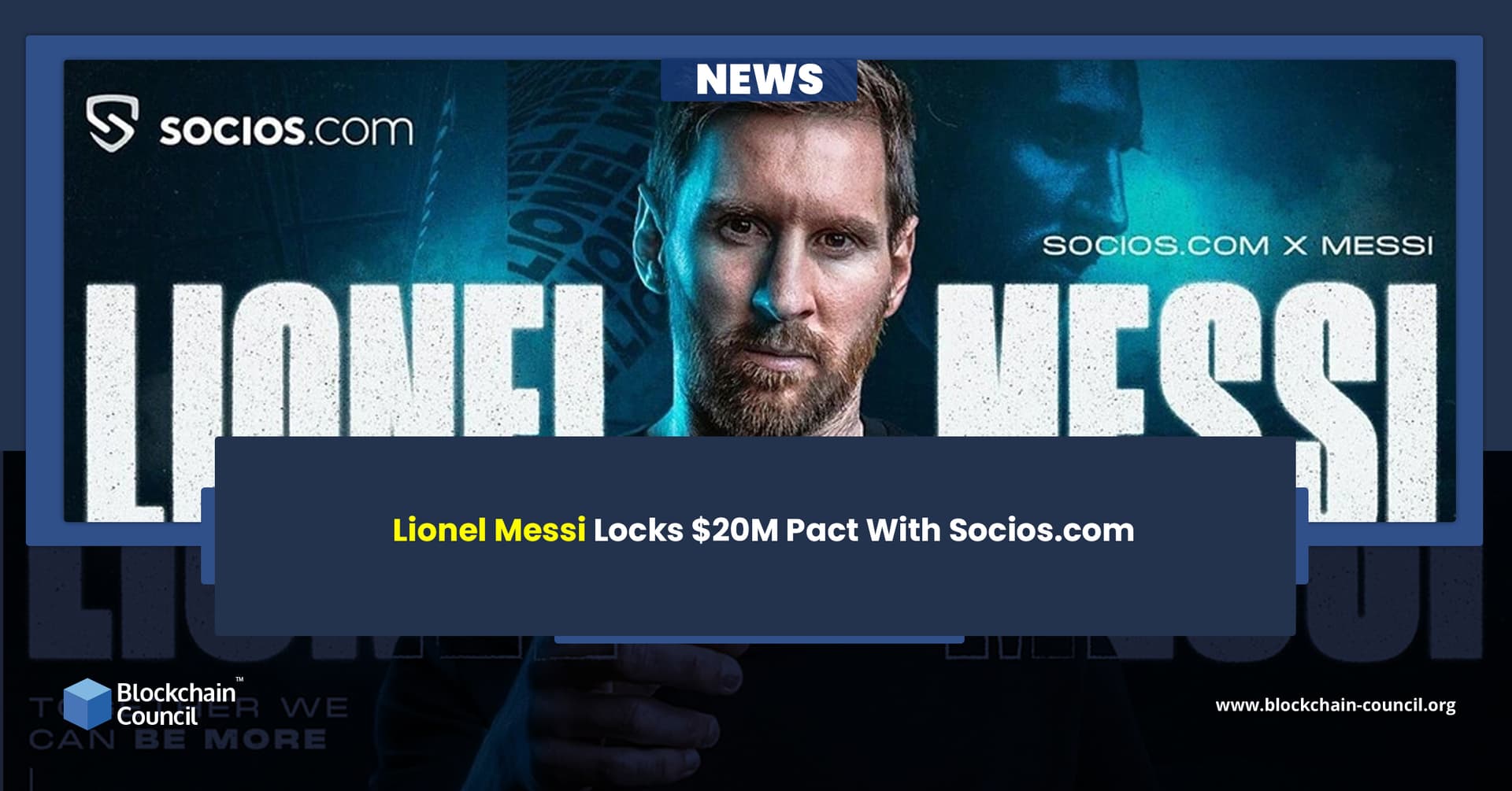 Lionel Messi Locks $20M Pact With Socios.com