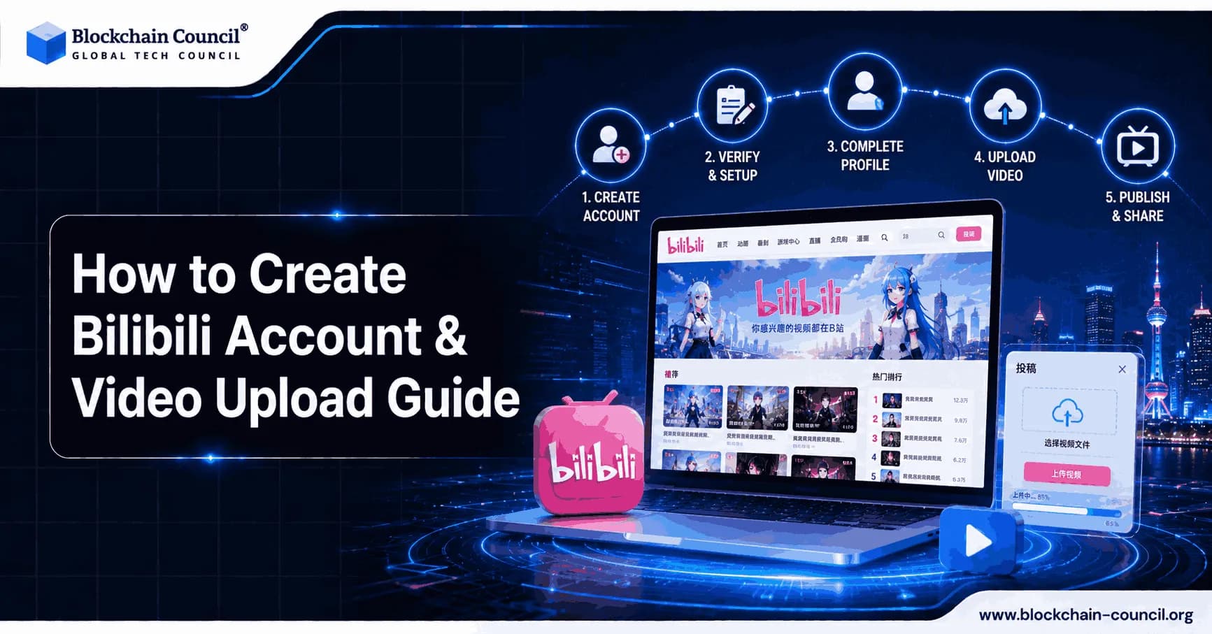 How to Create Bilibili Account & Video Upload Guide