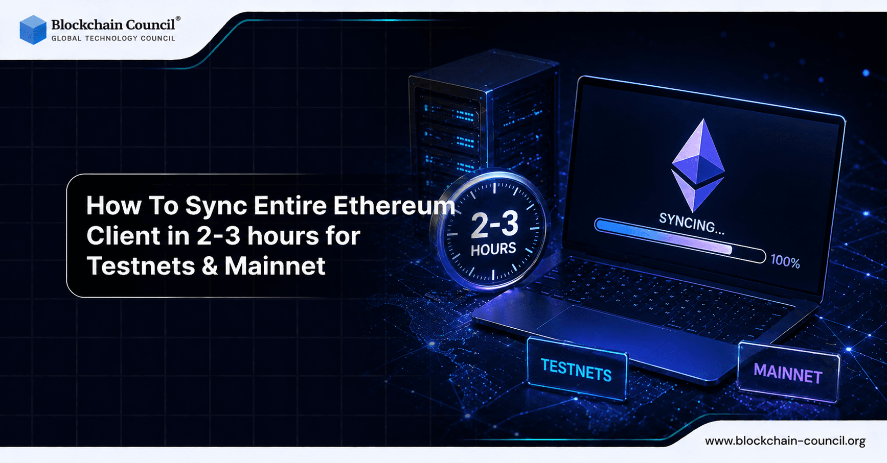 How To Sync Entire Ethereum Client in 2-3 hours for Testnets & Mainnet