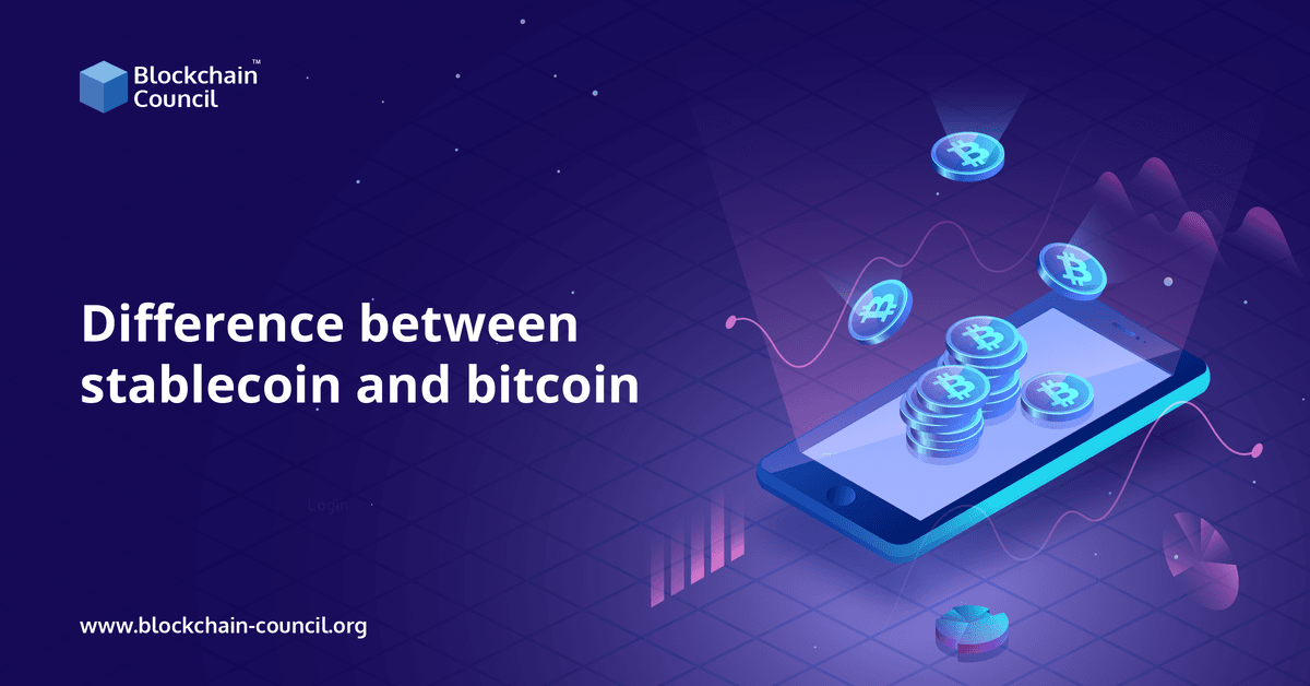 Difference between stablecoin and bitcoin