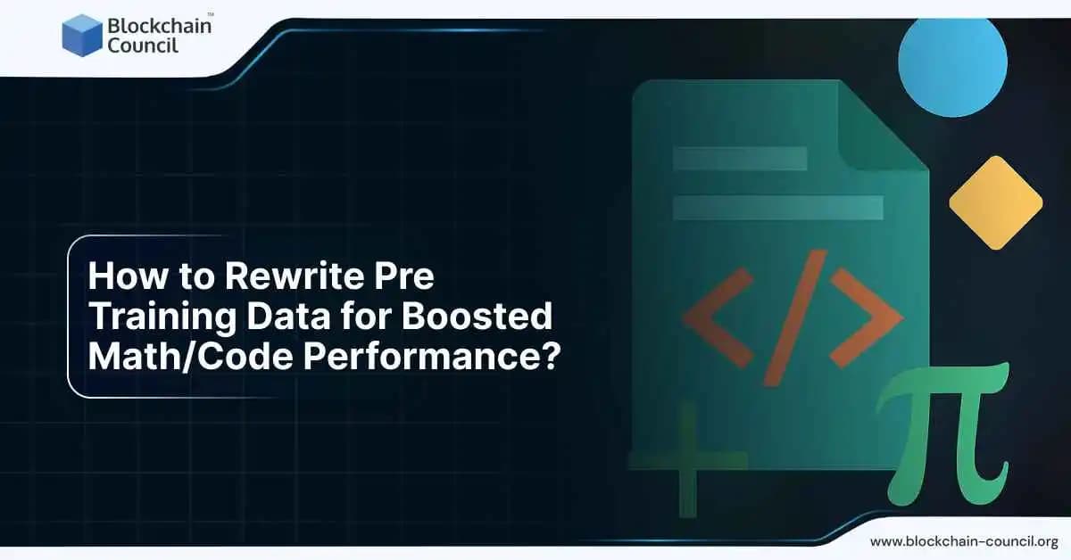 How to Rewrite Pre-Training Data for Boosted Math/Code Performance?