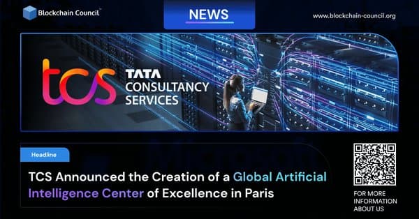 TCS Announced the Creation of a Global Artificial Intelligence Center of Excellence in Paris