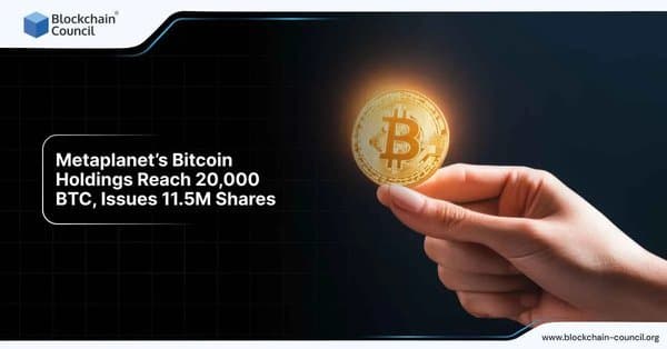 Metaplanet’s Bitcoin Holdings Reach 20,000 BTC After 11.5M Share Issue