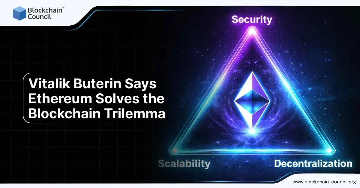 Vitalik Buterin Says Ethereum Solves the Blockchain Trilemma Problem