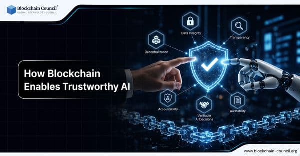 How Blockchain Enables Trustworthy AI: Data Integrity, Provenance, and Audit Trails