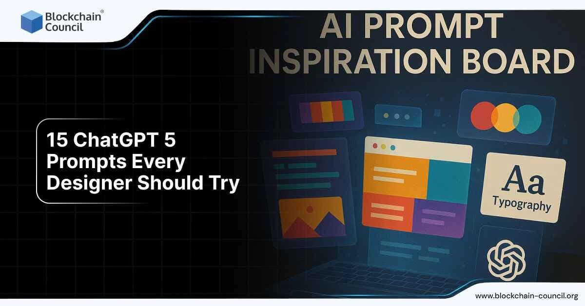 Creative AI prompts for designers using ChatGPT 5 for typography, layouts, and visuals