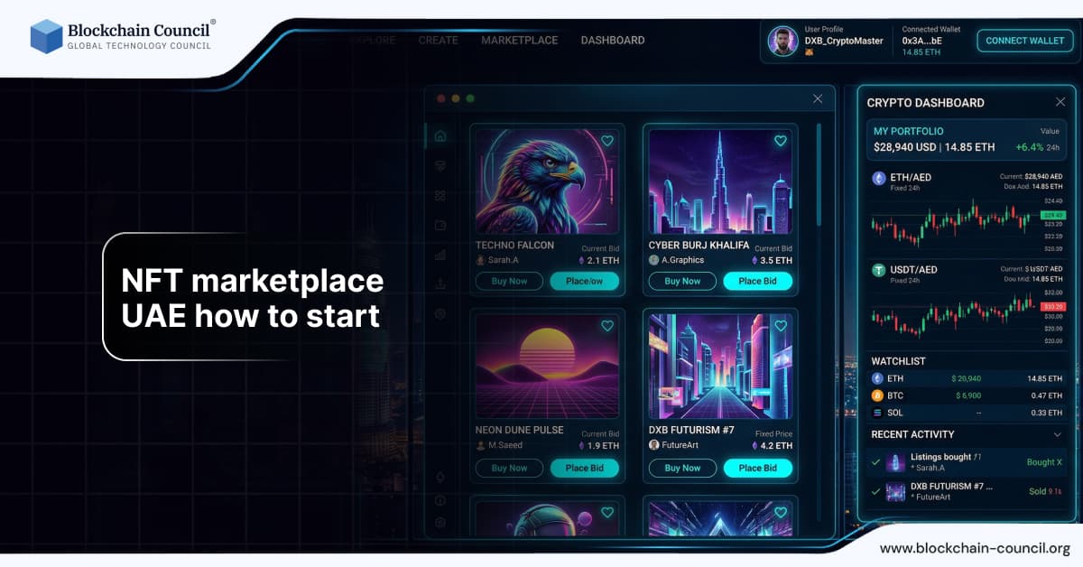 Nft marketplace UAE how to start