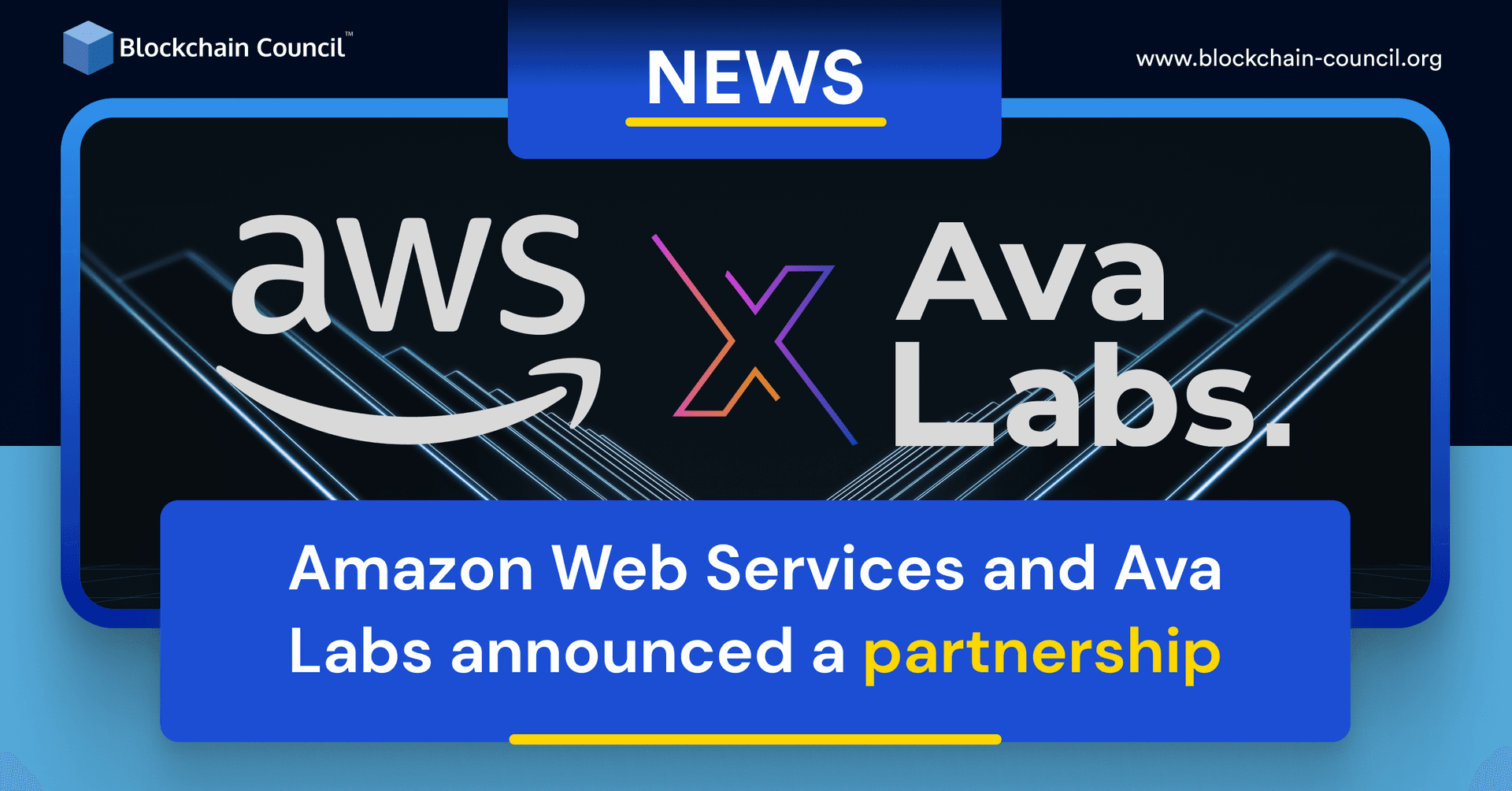 Amazon Web Services and Ava Labs announced a partnership