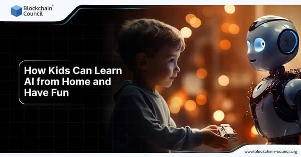 Kids learning AI at home with fun interactive tools