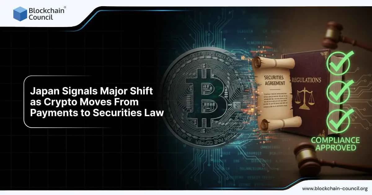 Japan Signals Major Shift as Crypto Moves From Payments to Securities Law