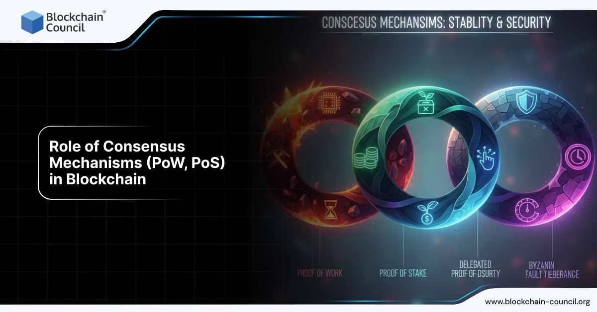 What Is the Role of Consensus Mechanisms (PoW, PoS, etc.) in Blockchain?