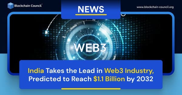 India Takes the Lead in Web3 Industry, Predicted to Reach $1.1 Billion by 2032