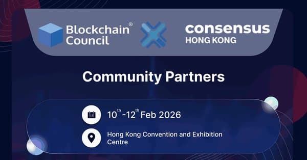 Blockchain Council is the Official Community Partner of Consensus Hong Kong 2026