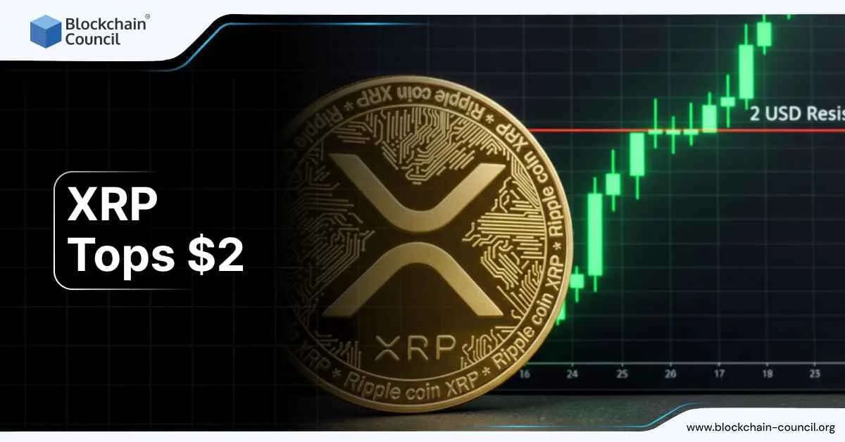 XRP Tops $2