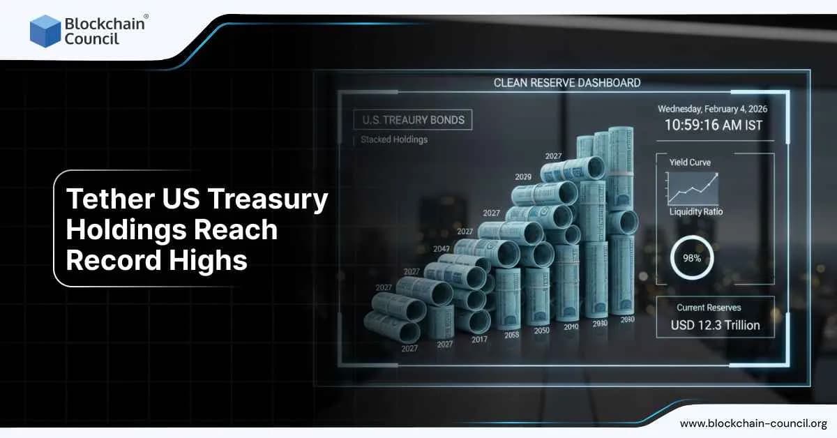 Tether US Treasury Holdings Reach Record Highs