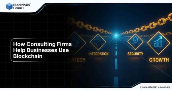 Consulting firms using blockchain for strategy, integration, security, and business growth