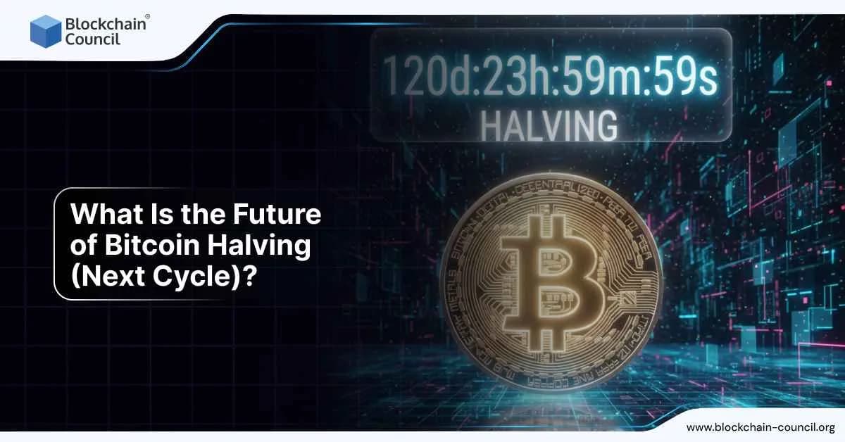 Golden Bitcoin with countdown timer for halving event, illustrating the future impact of Bitcoin halving cycles.