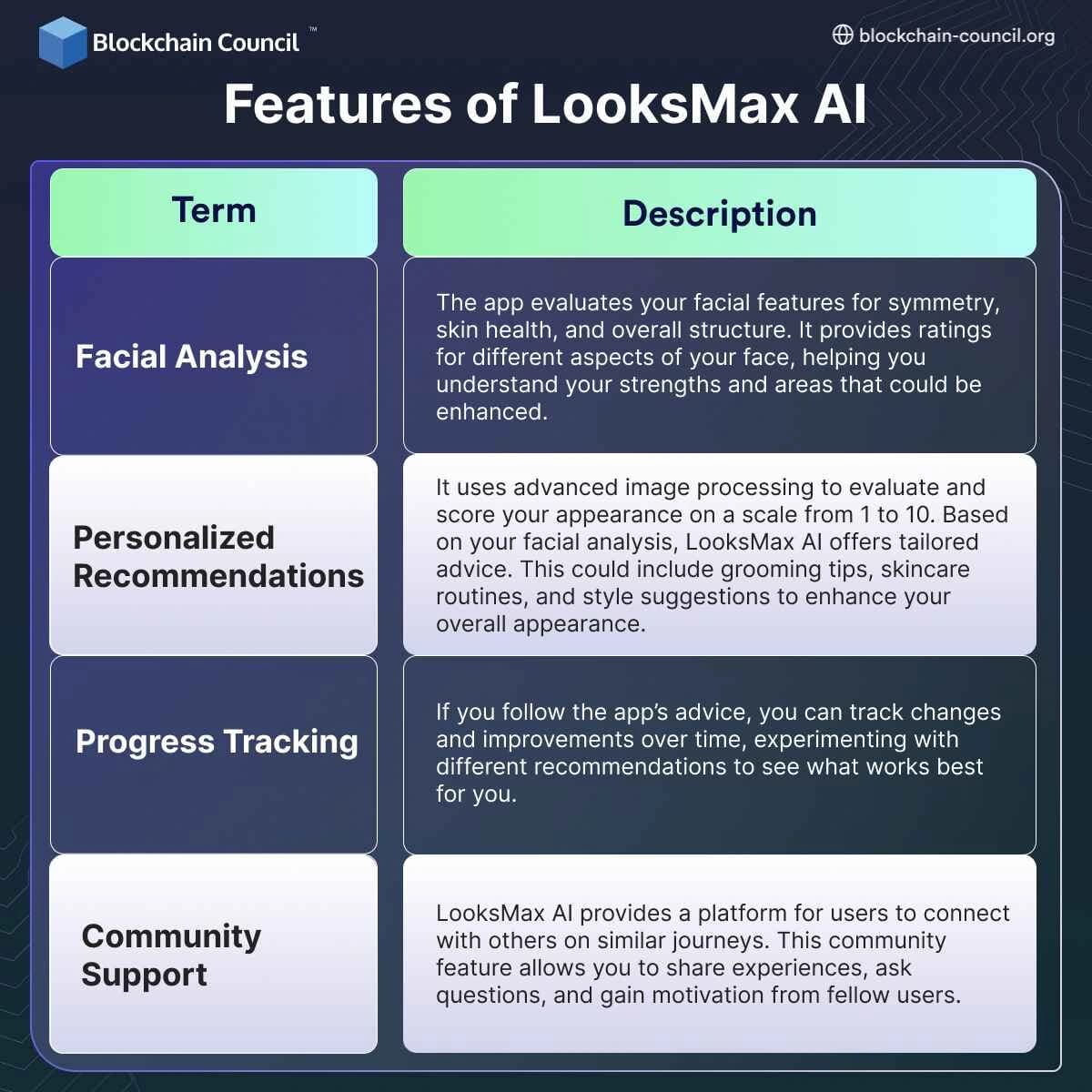 Features of LooksMax AI