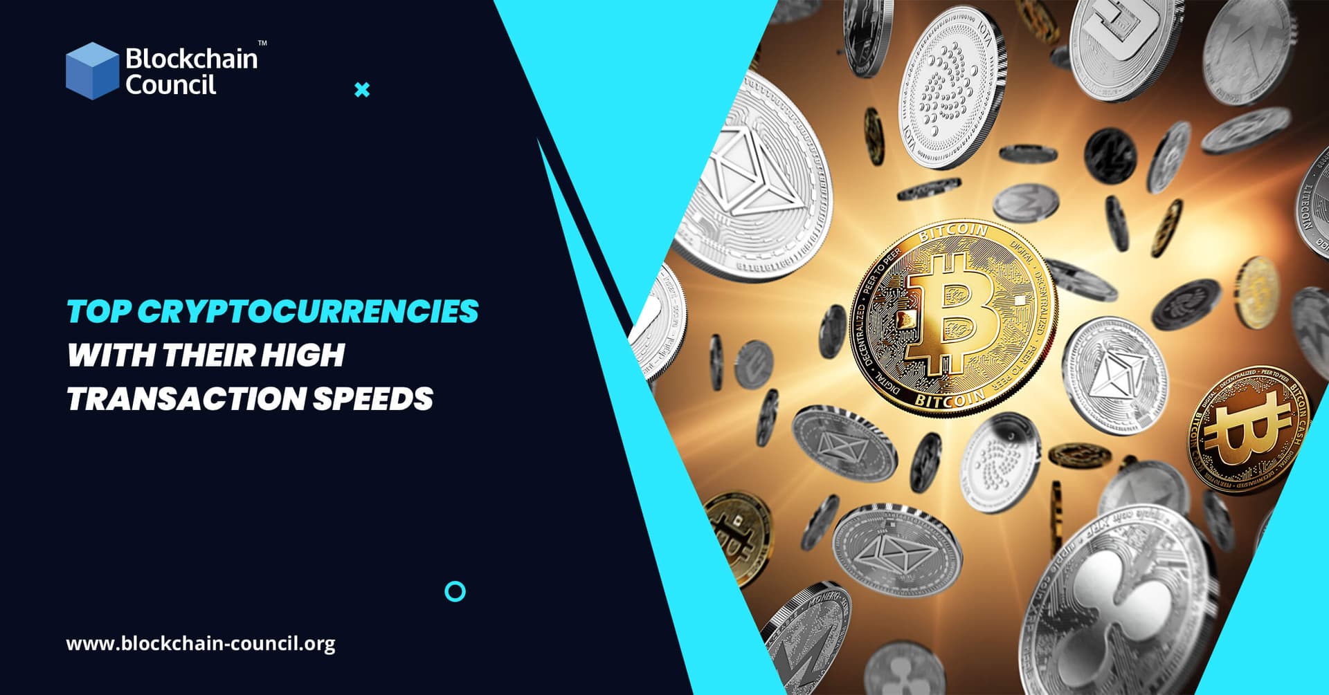 Top Cryptocurrencies With Their High Transaction Speeds