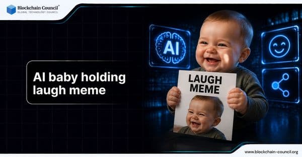 AI Baby Holding Laugh Meme