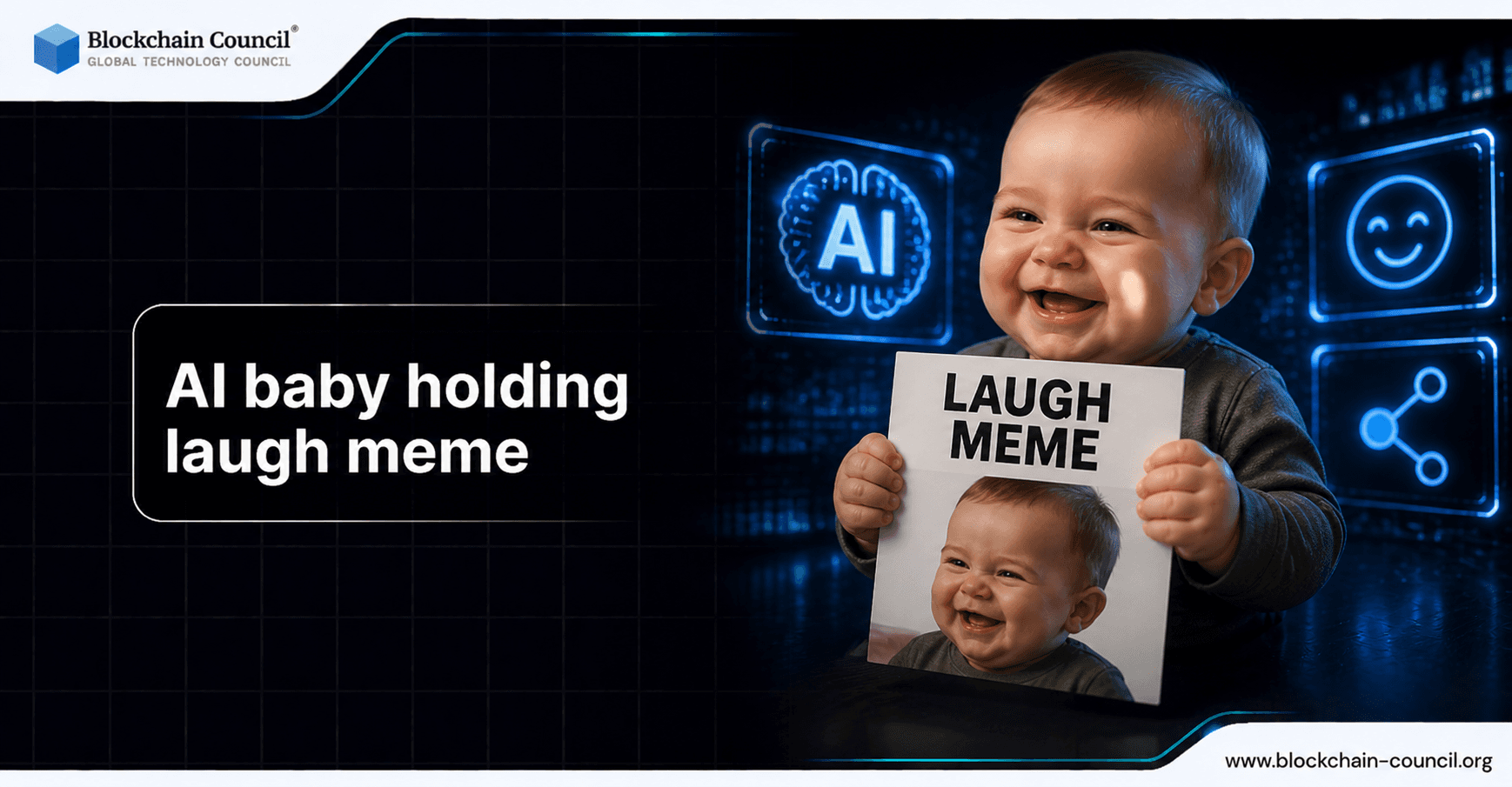 AI Baby Holding Laugh Meme