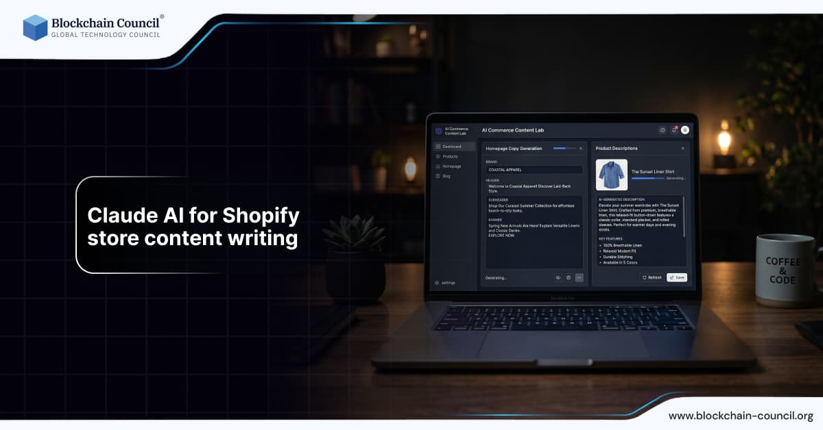 Claude AI for Shopify Store Content Writing
