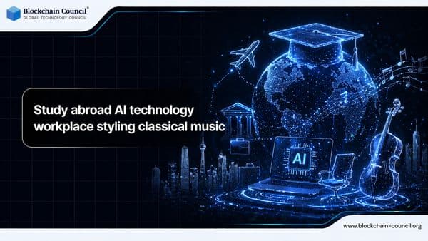 Study abroad AI technology workplace styling classical music