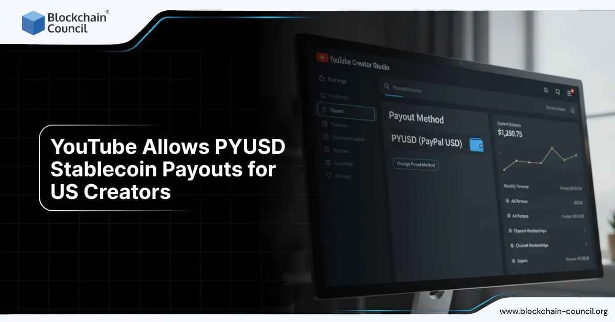 YouTube Allows PYUSD Stablecoin Payouts for US Creators