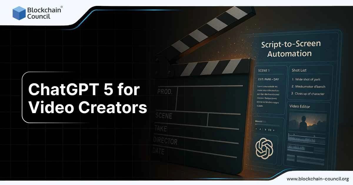 ChatGPT 5 enhances video creation with automated script-to-screen workflow.
