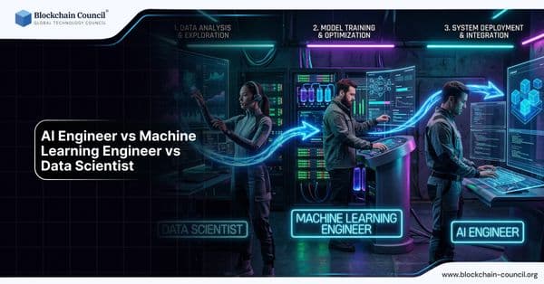AI Engineer vs Machine Learning Engineer vs Data Scientist: Key Differences, Skills, and Career Paths