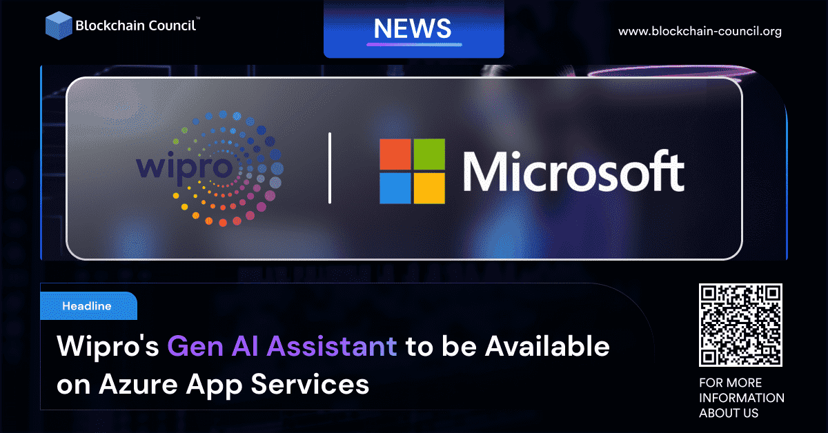 Wipro's Gen AI Assistant to be Available on Azure App Services