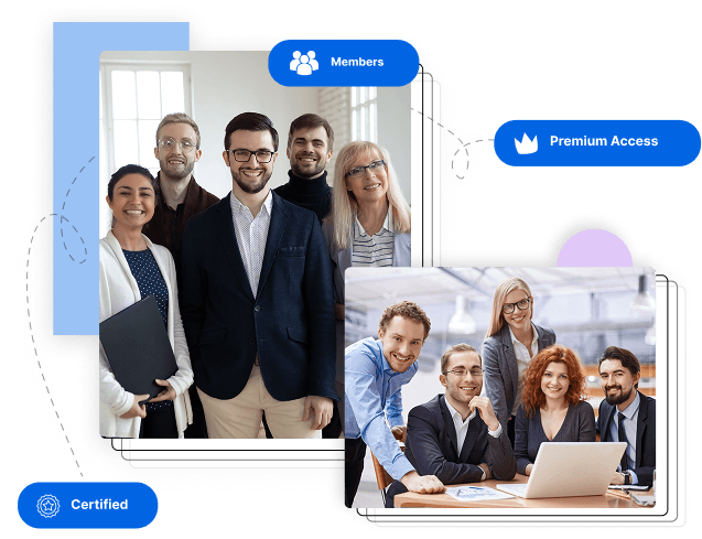 Team members collaborating