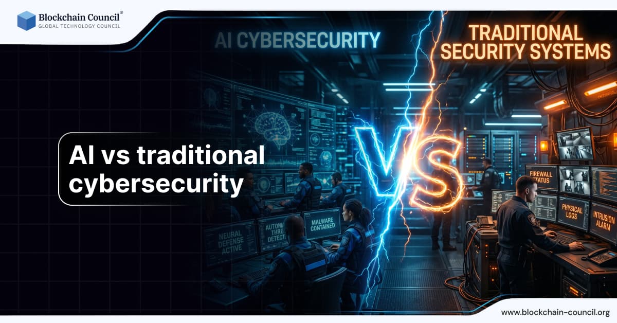 AI vs traditional cybersecurity
