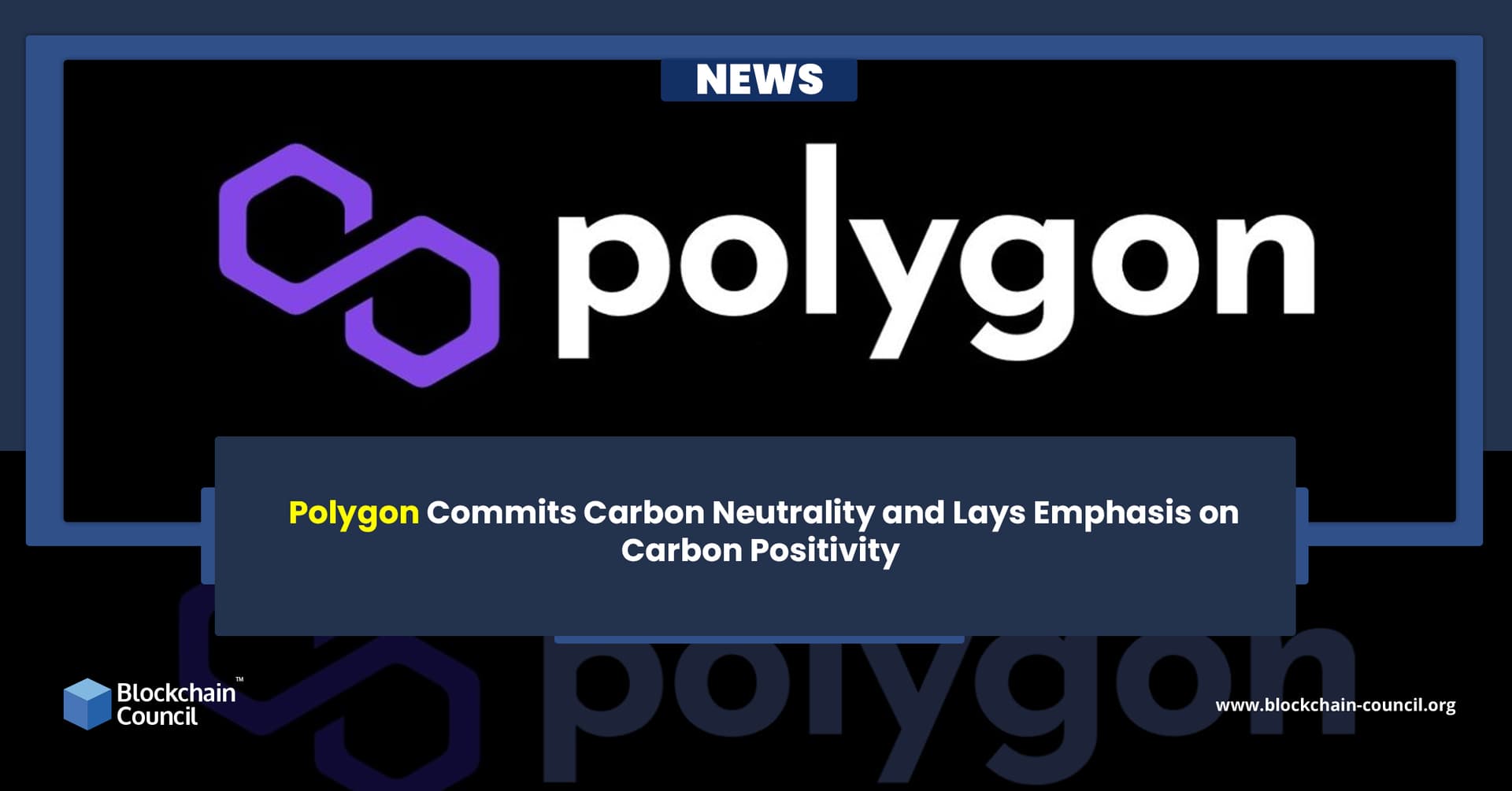 Polygon Commits Carbon Neutrality and Lays Emphasis on Carbon Positivity
