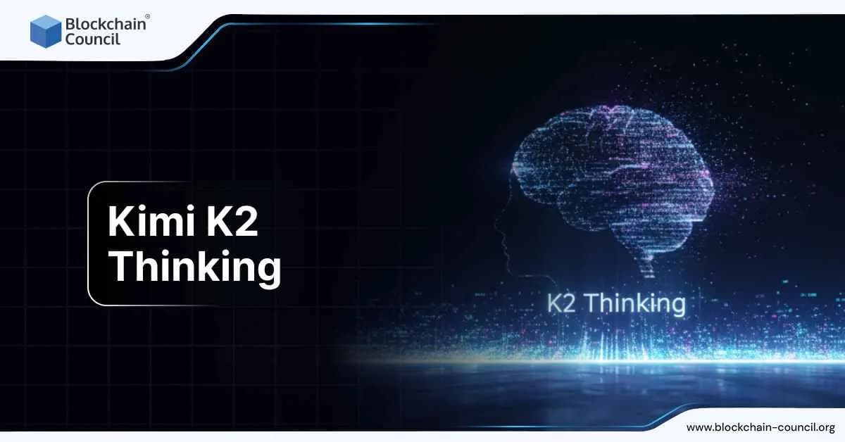 Digital brain glowing in blue light representing Kimi K2 Thinking AI model.