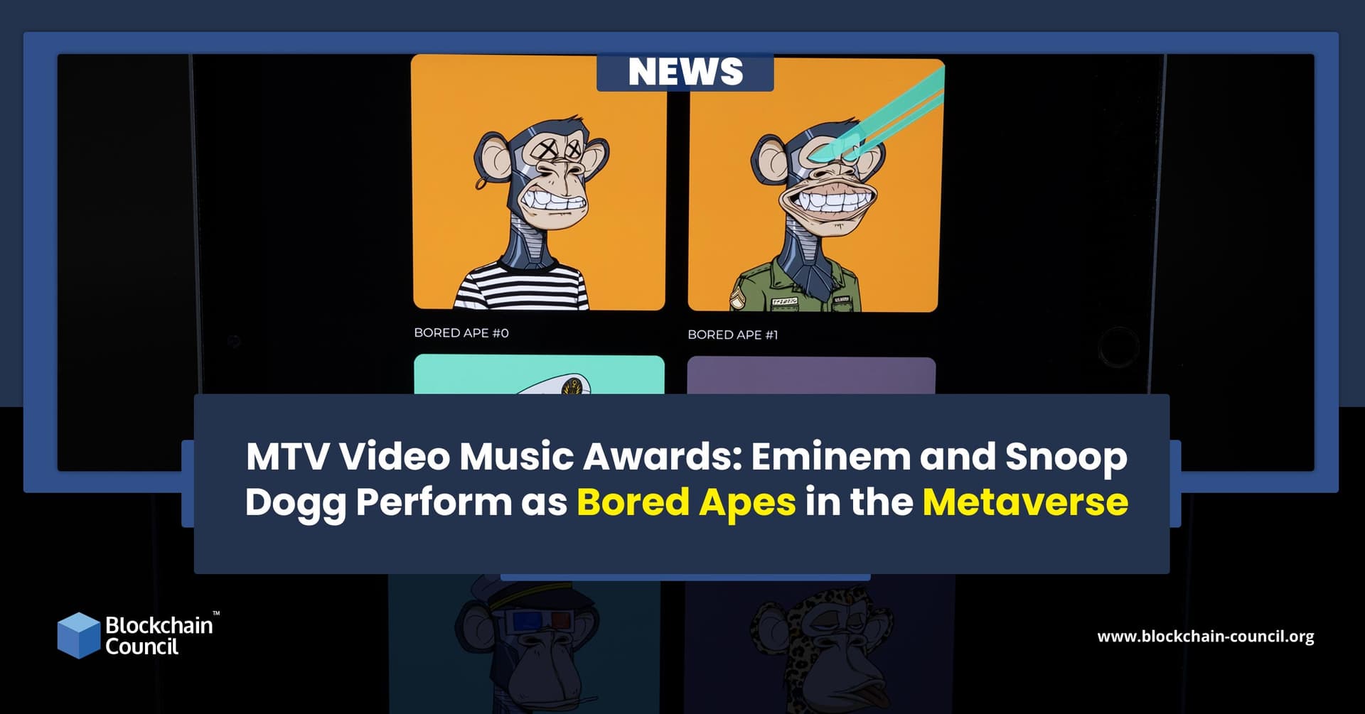 MTV Video Music Awards: Eminem and Snoop Dogg Perform as Bored Apes in the Metaverse