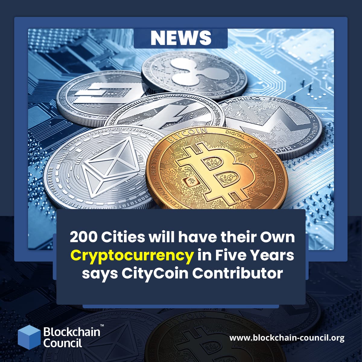 200 Cities will have their Own Cryptocurrency in Five Years says CityCoin Contributor