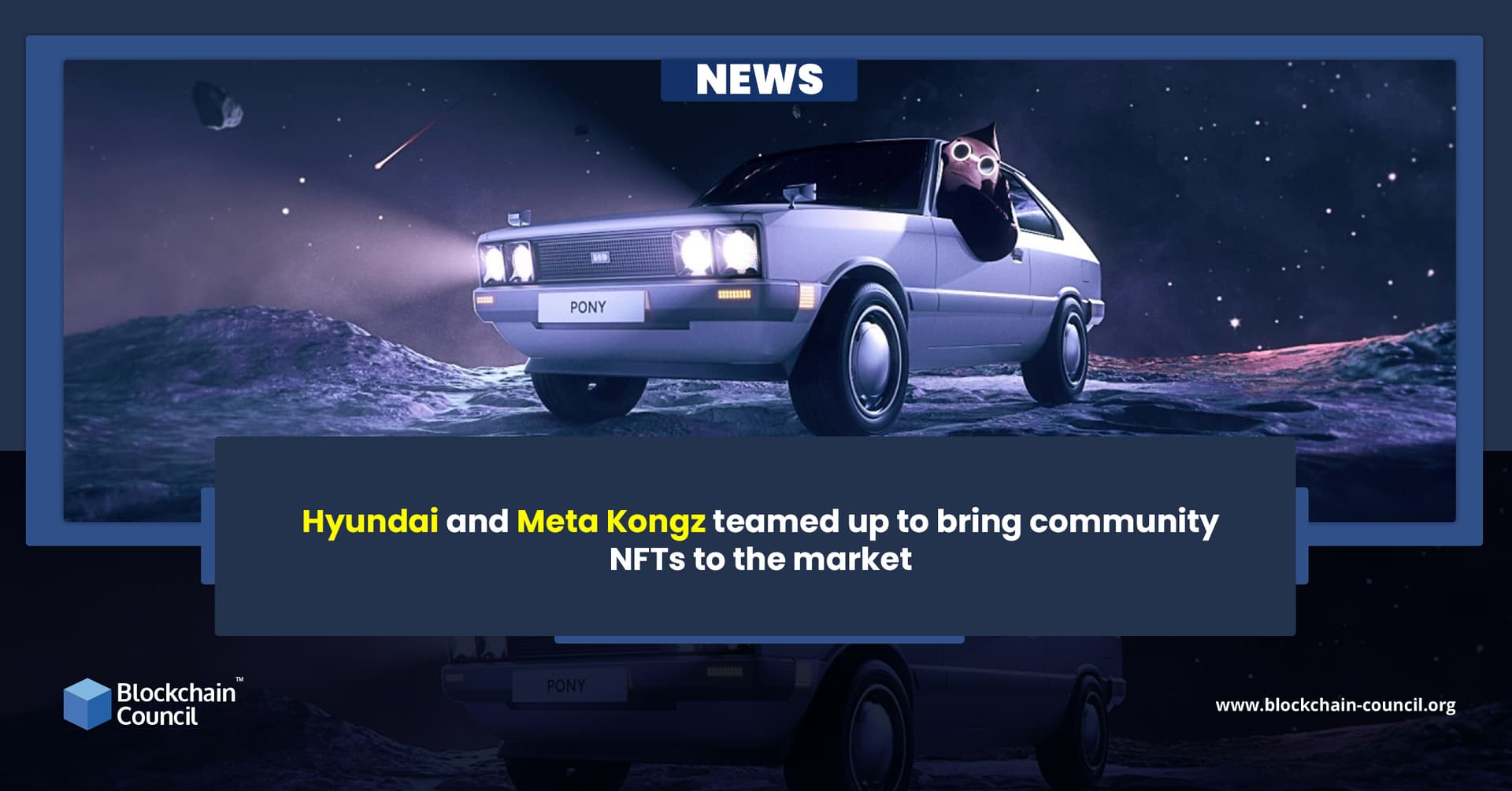 Hyundai and Meta Kongz teamed up to bring community NFTs to the market