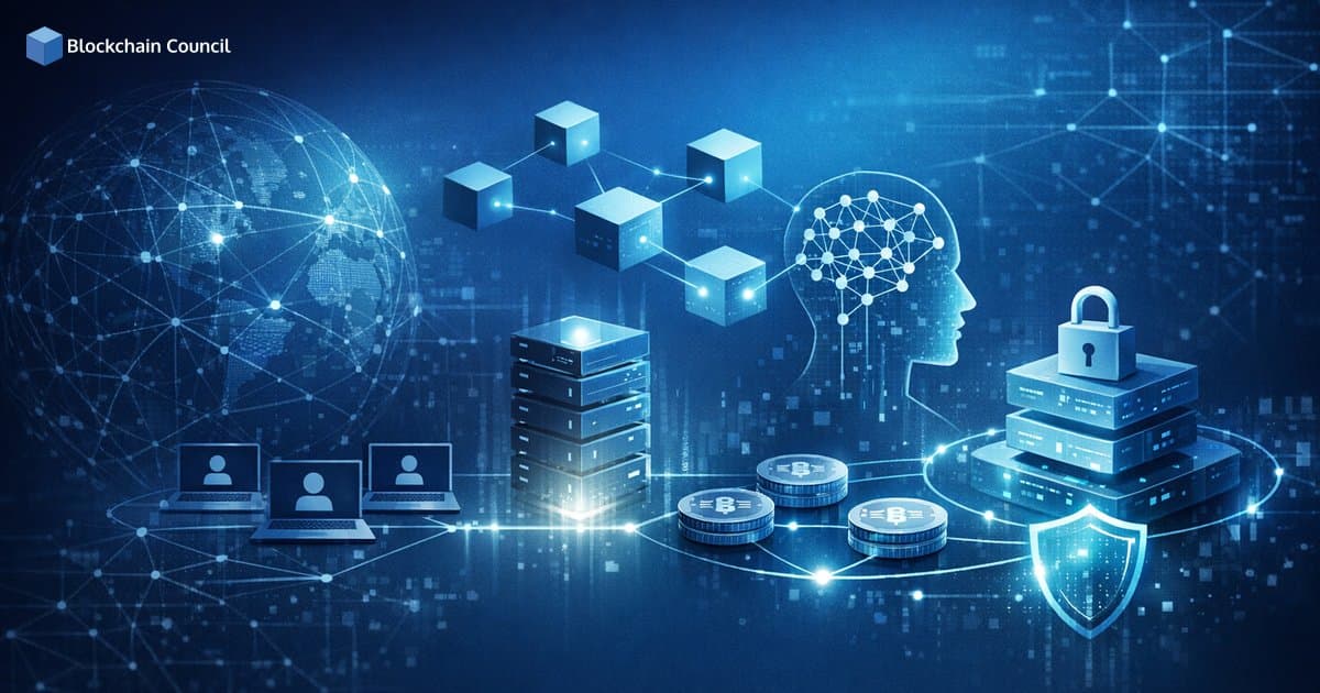 Federated Learning on Blockchain: Incentives, Coordination, and Secure Aggregation