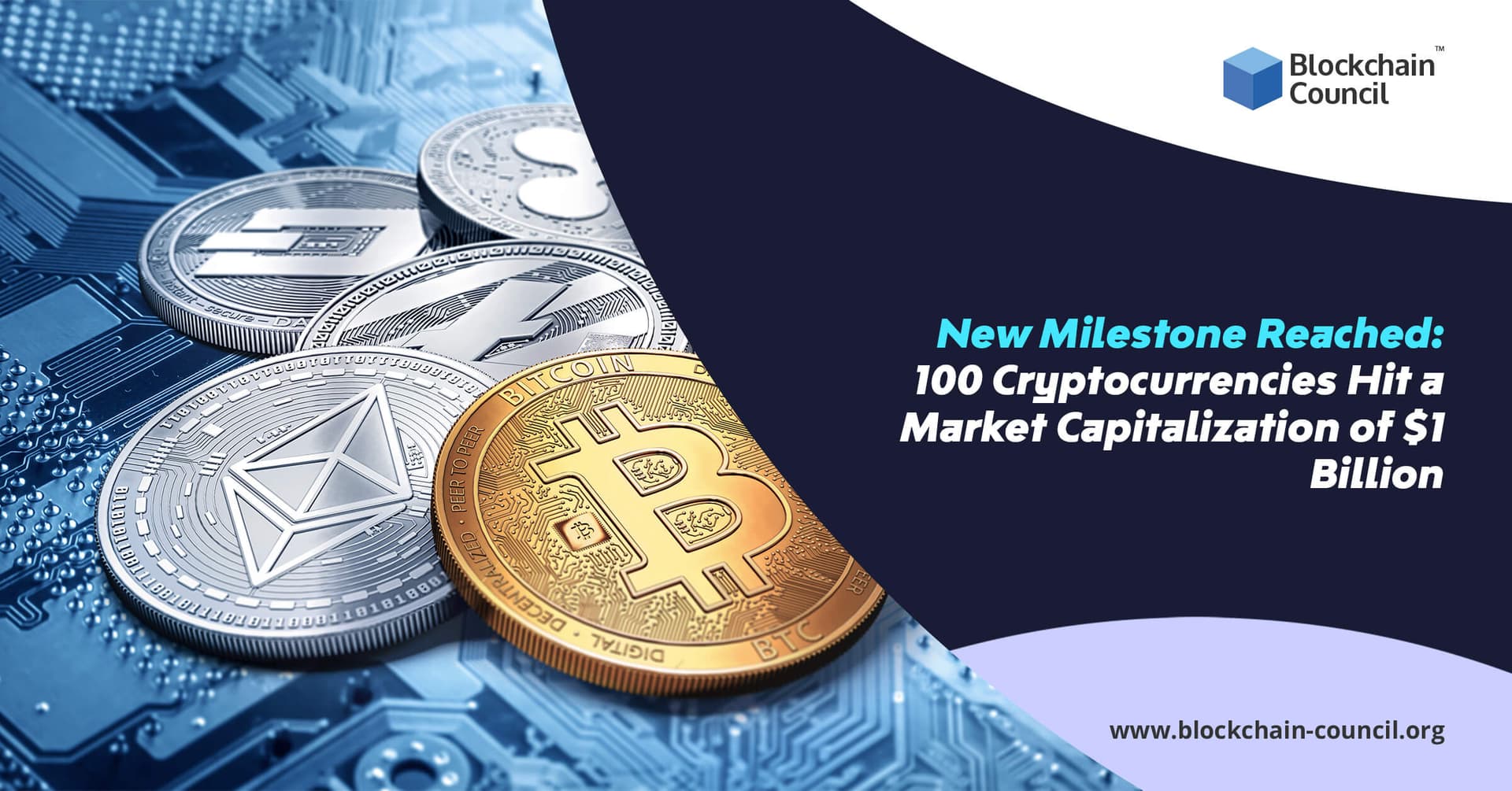 New Milestone Reached 100 Cryptocurrencies Hit a Market Capitalization of $1 Billion