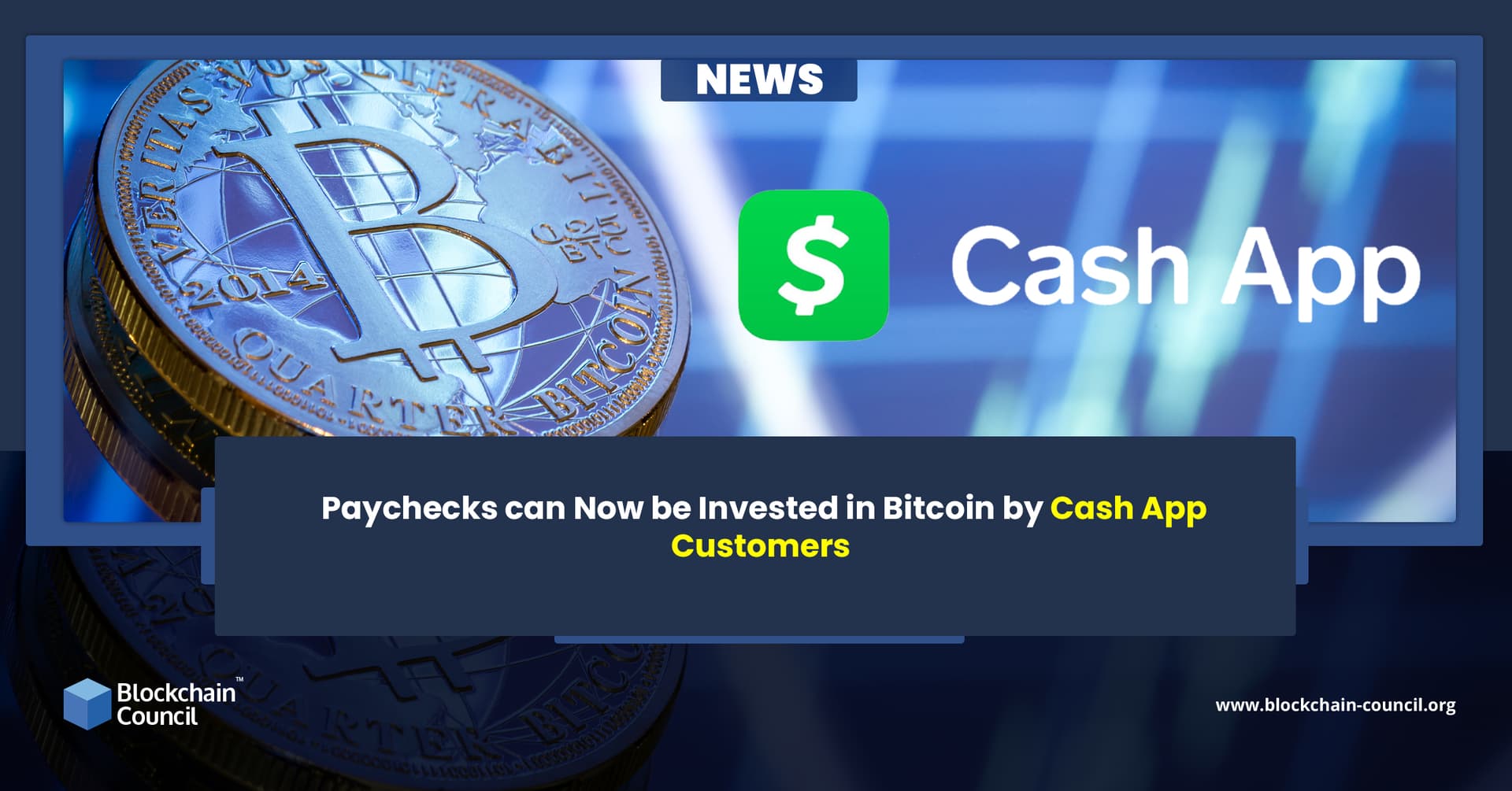 Paychecks can Now be Invested in Bitcoin by Cash App Customers