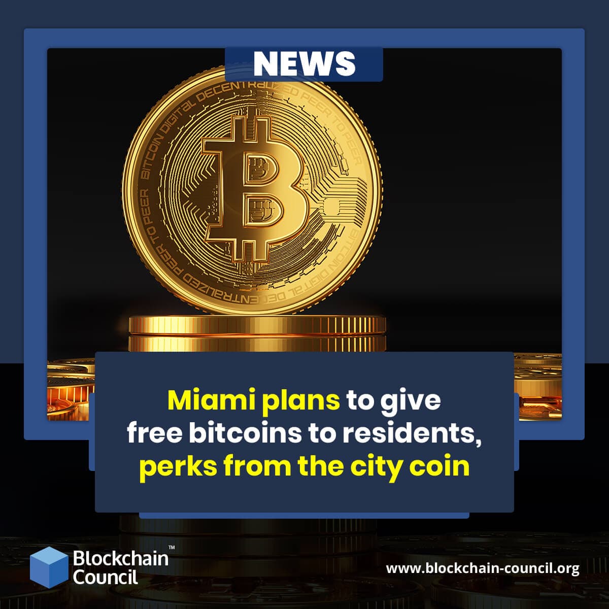 Miami plans to give free bitcoins to residents, perks from the city coin (1)