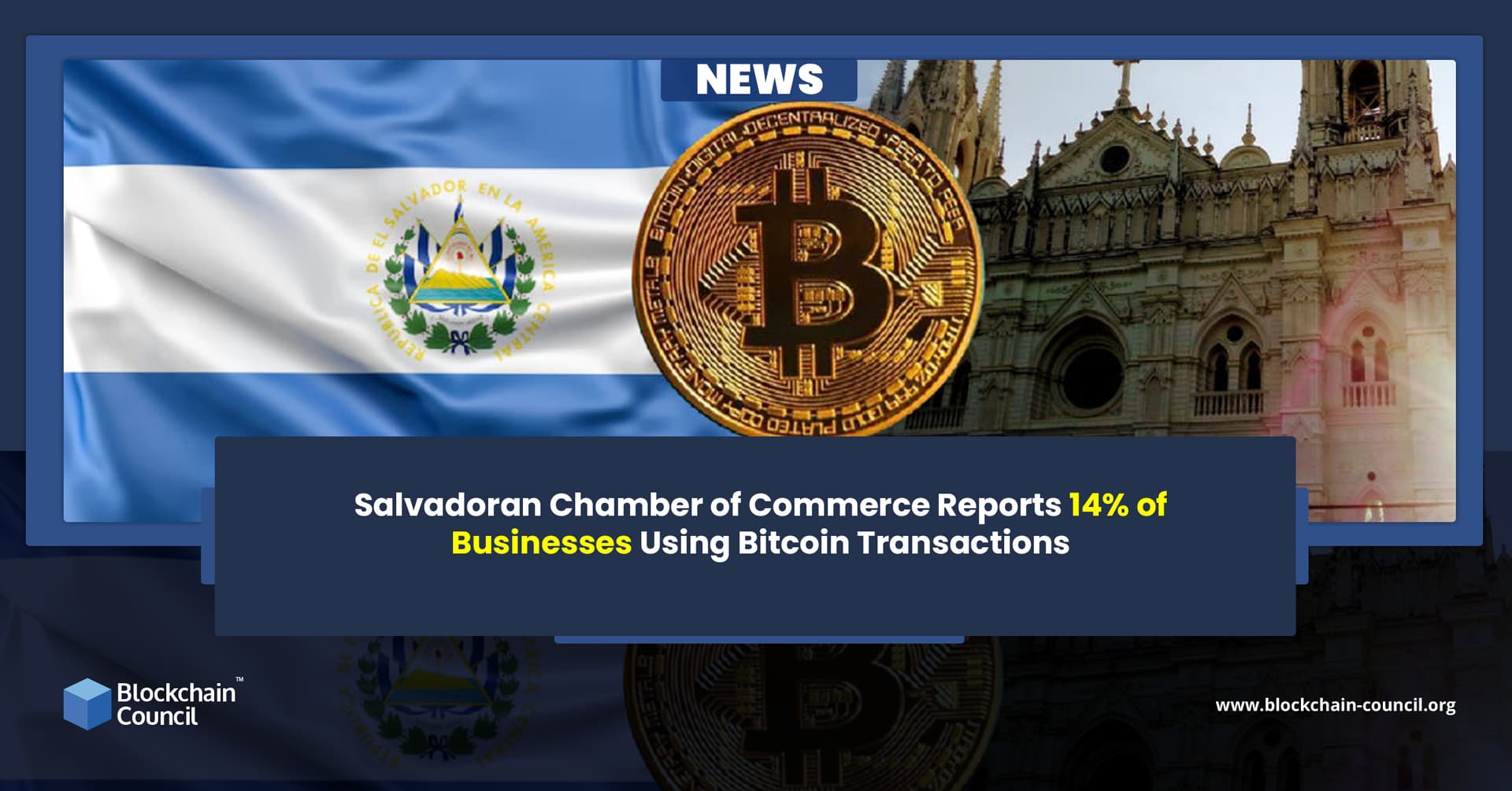 Salvadoran Chamber of Commerce Reports 14% of Businesses Using Bitcoin Transactions