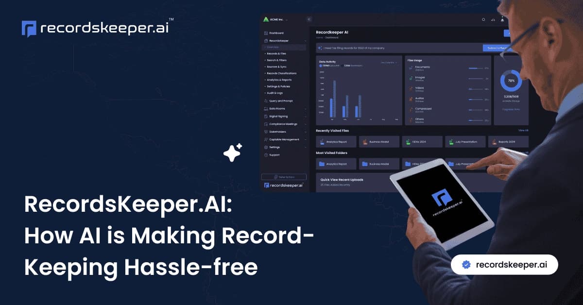 RecordsKeeper.AI: How AI is Making Record-Keeping Hassle-free